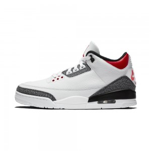 Nike Jordan Air Jordan 3 SE DNM "Fire Red" CZ6433-100 White/Fire Red/Black | NYAVDS216